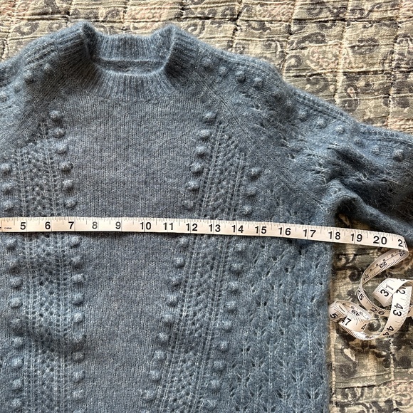 Sezane Come Jumper in Vintage Blue - Picture 6 of 10